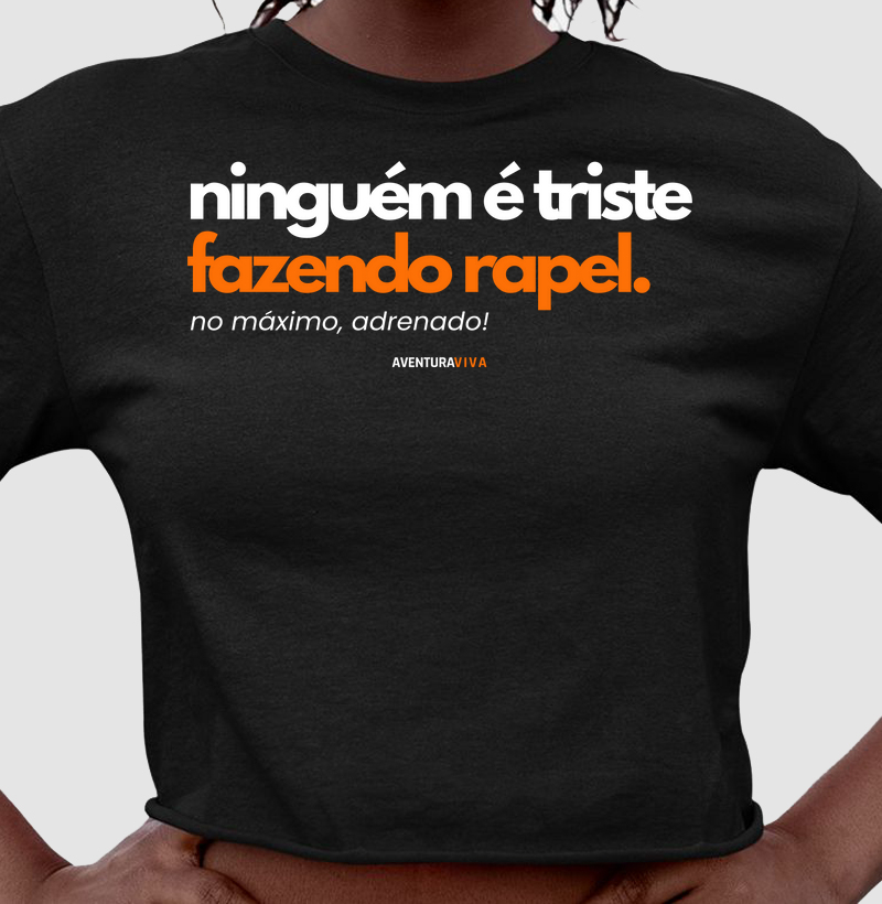 Ninguém é triste no rapel