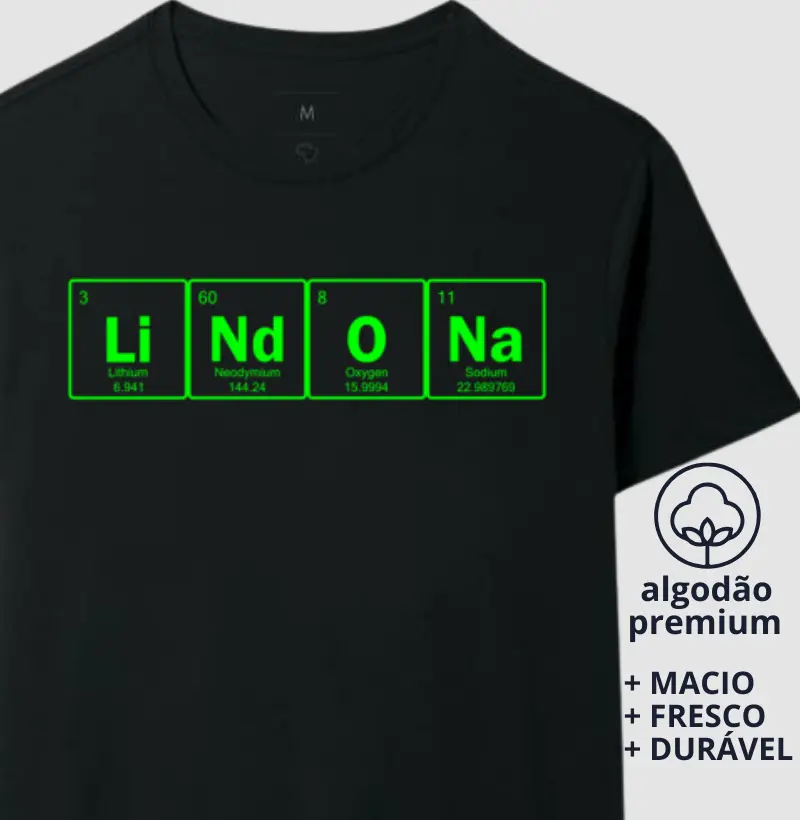 Camiseta Lindona Química