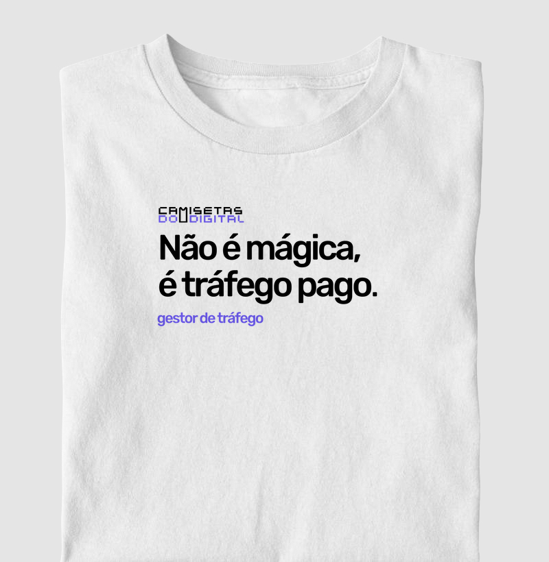 Não é mágica, é tráfego pago.