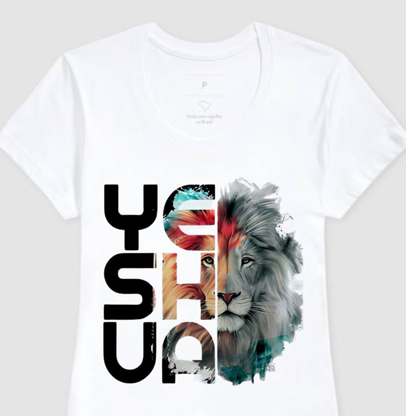 Camiseta Feminina Leão Yeshua