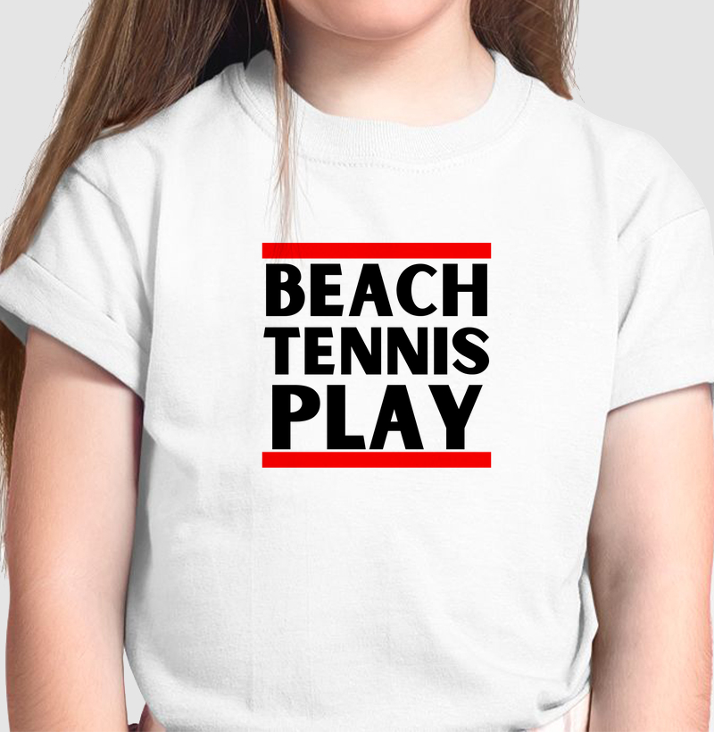 Camiseta Infantil - Jogue Beach Tennis