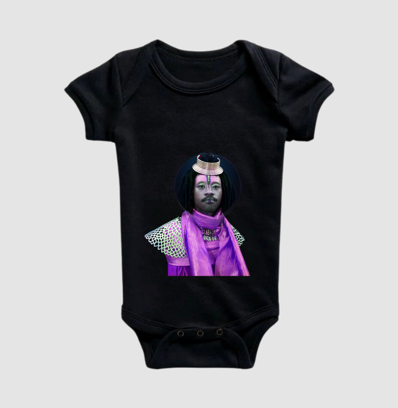 Camiseta Original Afrofuturista Argola Cabeça