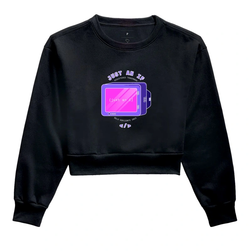 moletom cropped colorido