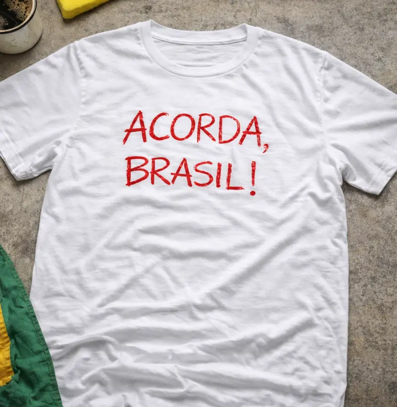 Camiseta Acorda, Brasil! 