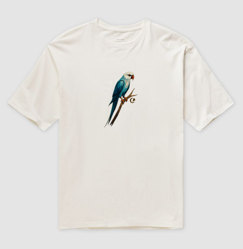 Camiseta Oversized Ringneck Cleartail Vitral