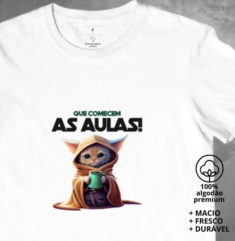 Camiseta Que comecem as aulas!
