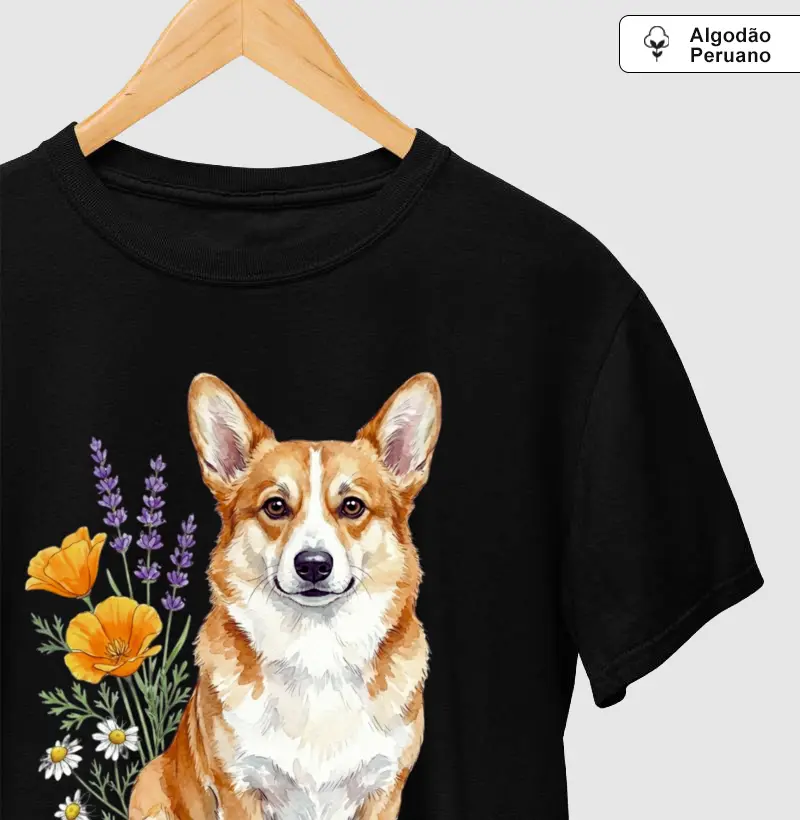 Corgi Floral Encanto