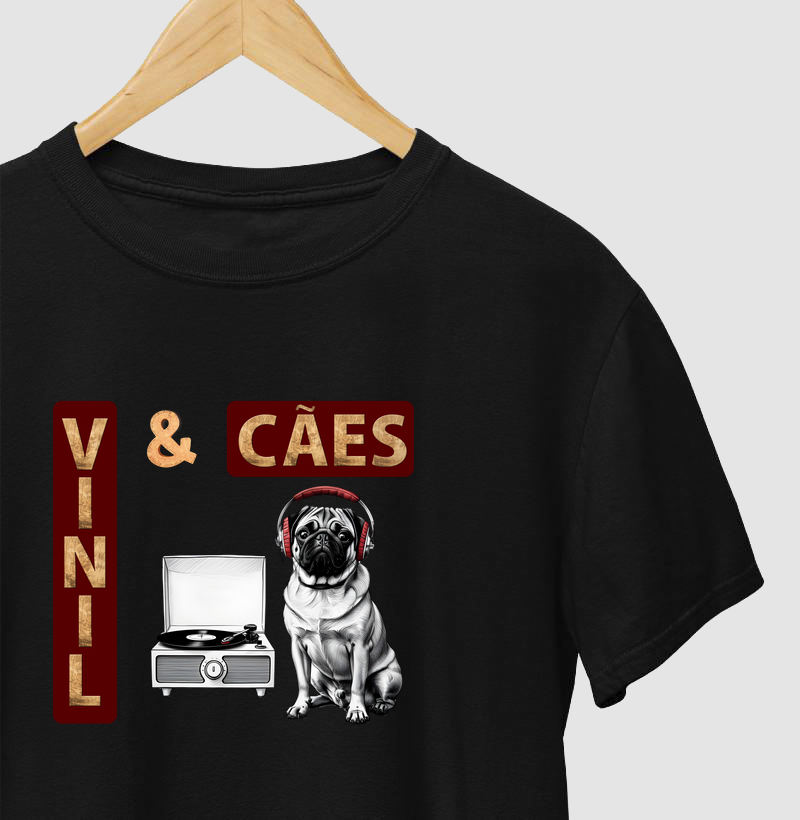 VINIL E CÃES - PUG