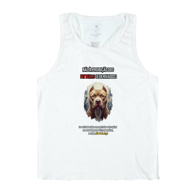 Não à proibição dos Pit Bulls - T-shirt