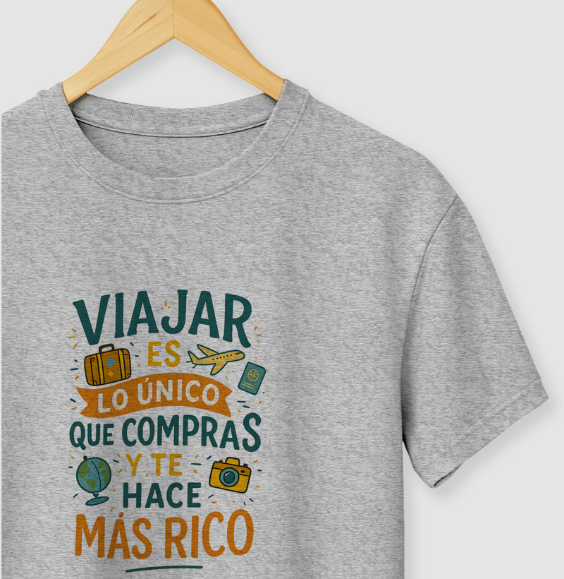 Viajar es lo único que compras y te hace más rico