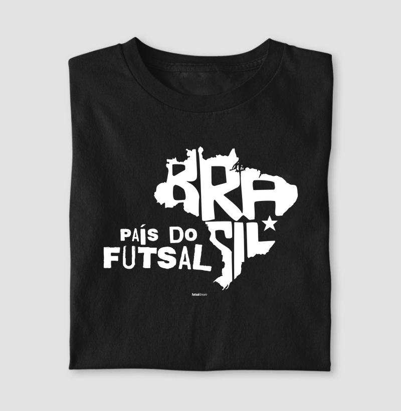 Camiseta país do futsal