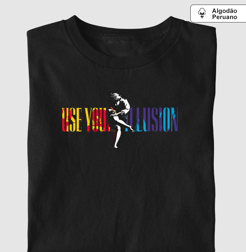 Camiseta Algodão Peruano Guns Use Your Illusion