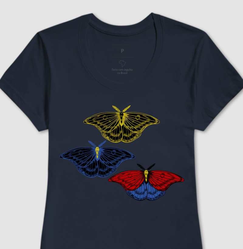 camiseta borboleta 
