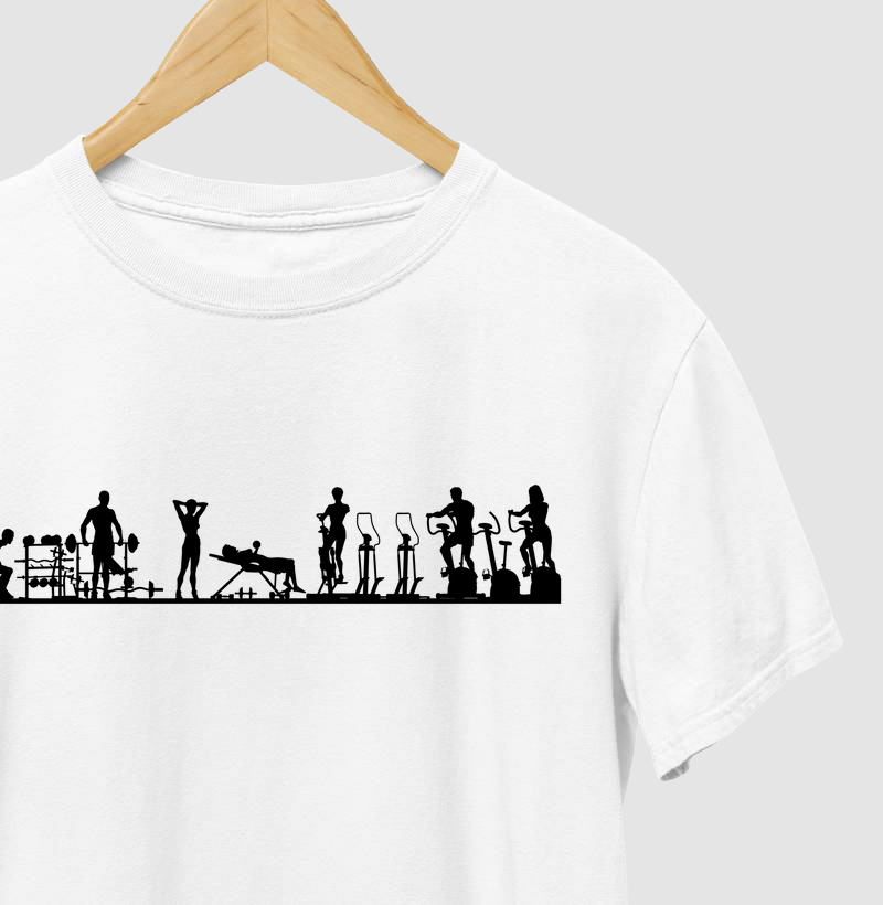 Camiseta descolada e confortável para treinar com muito mais estilo e liberdade. 