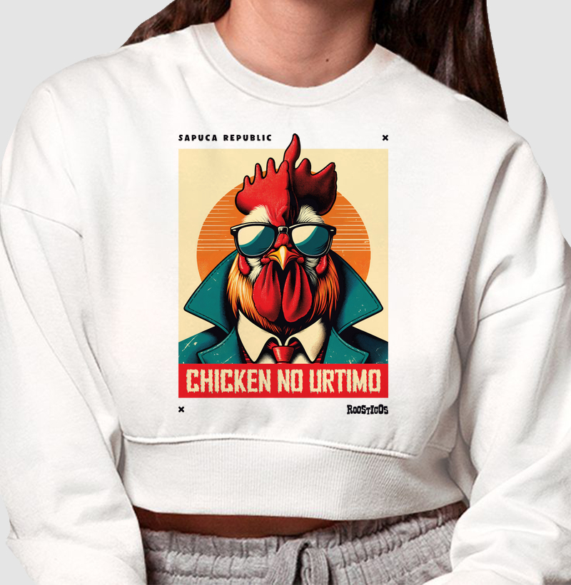 Cropped Moletom Chicken no Urtimo