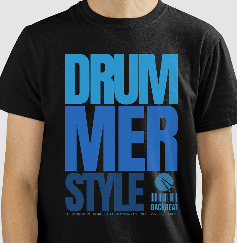 Camiseta Classic Drummer Style - Cores