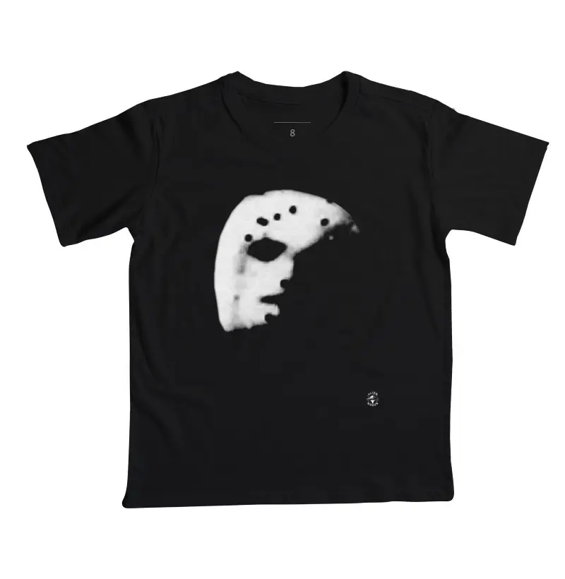 Camiseta Infantil Rosto em Marte