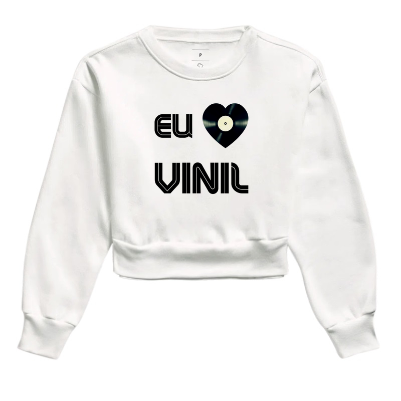 EU AMO VINIL - Preto