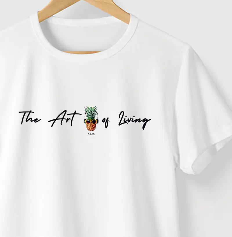 Camiseta THE ART - BRANCA - (100% ALGODÃO)