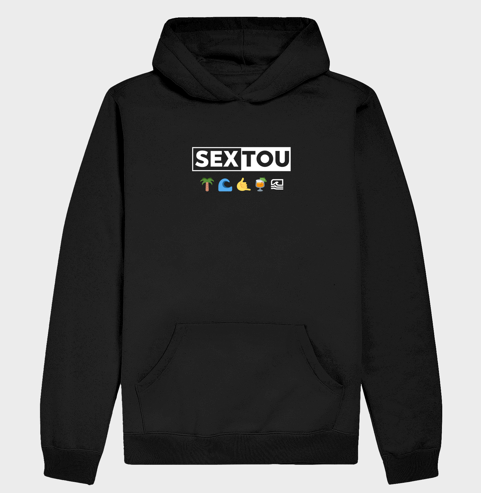 "Sextou" (Moletom hoodie slim)