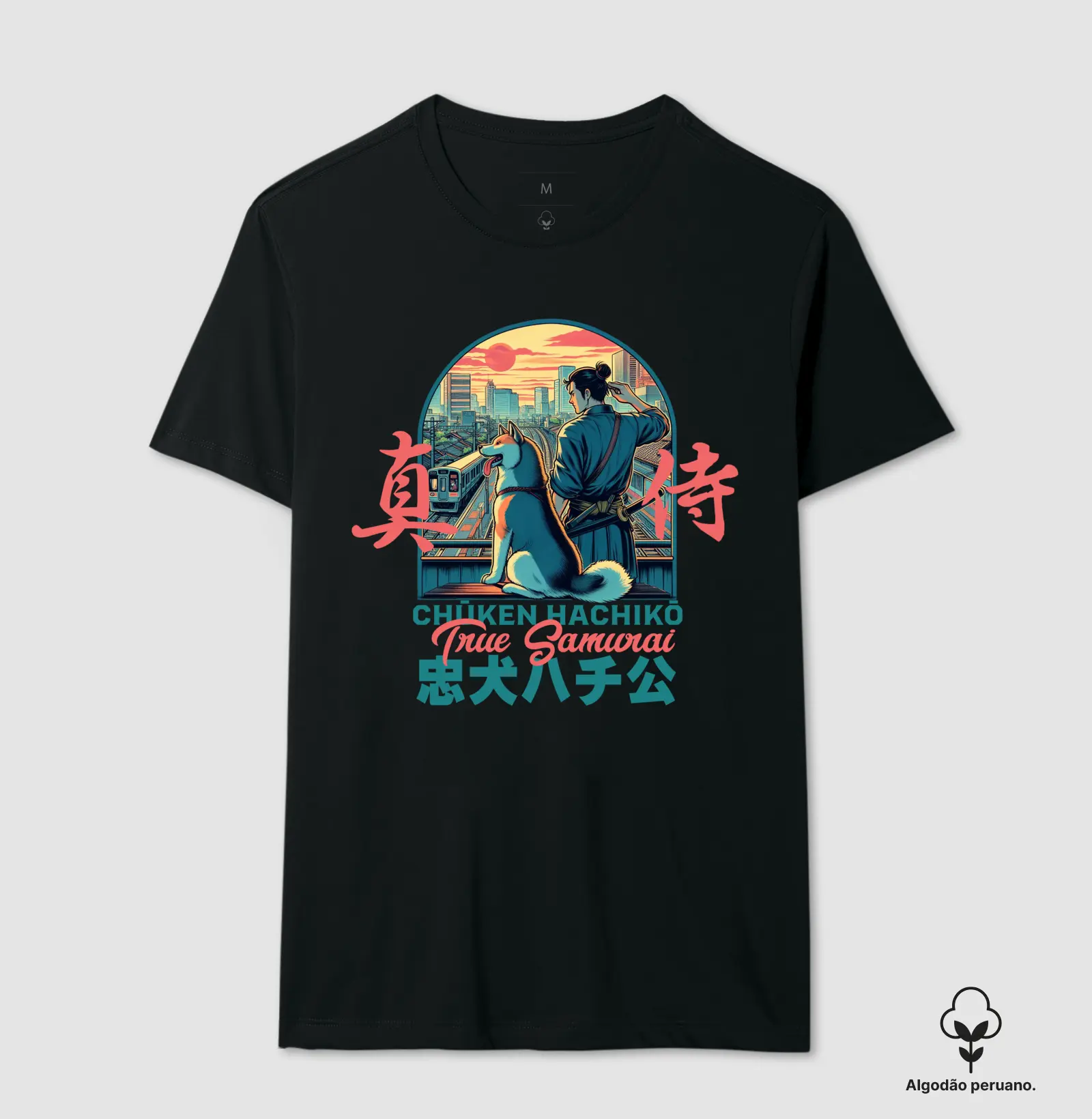 Hachiko True Samurai ALGODÃO PERUANO