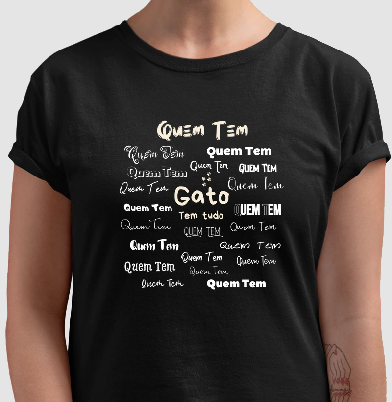 Camiseta Quem tem