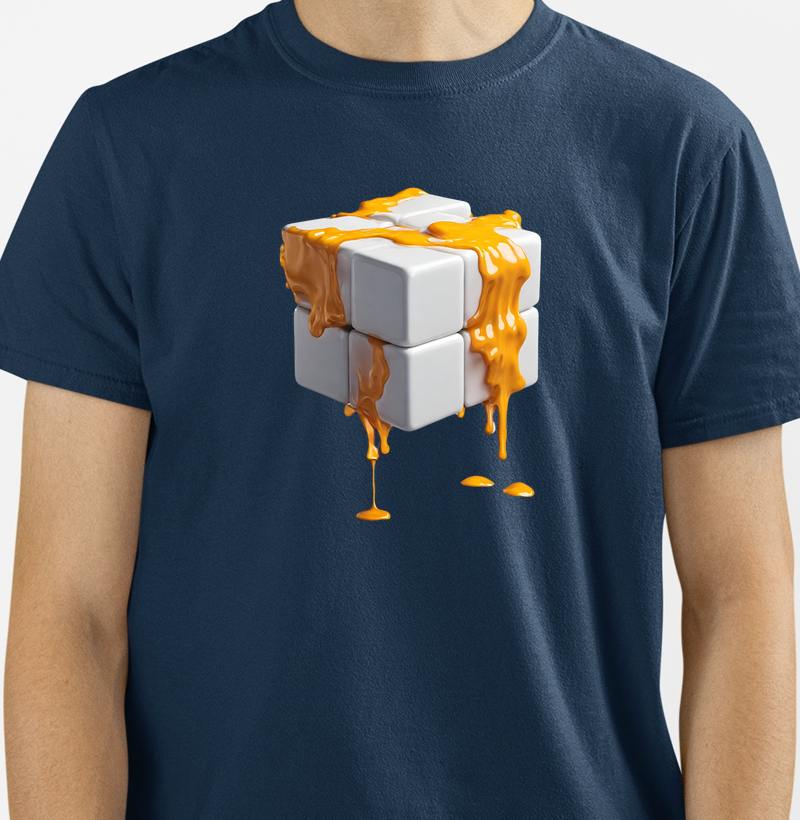 camiseta cubo magico