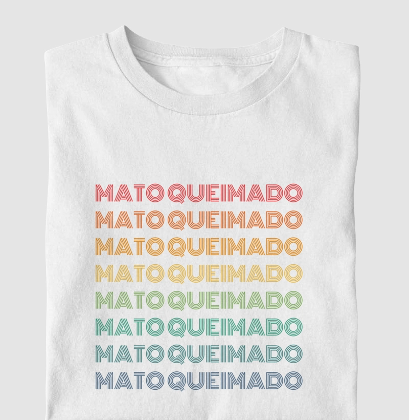 Mato Queimado Letreiro Retrô