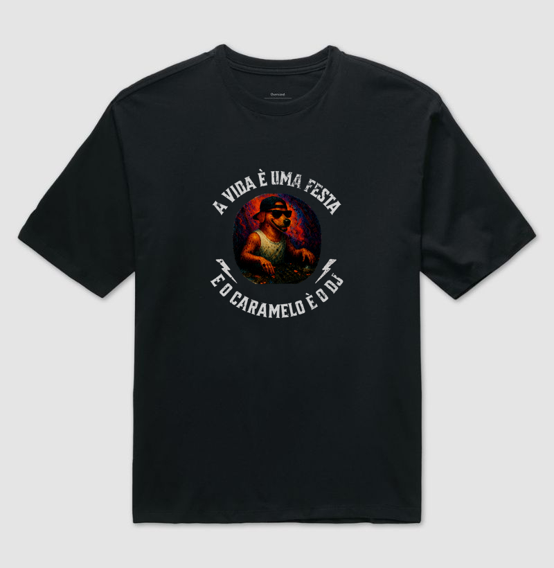 Camiseta Oversized Caramelo DJ