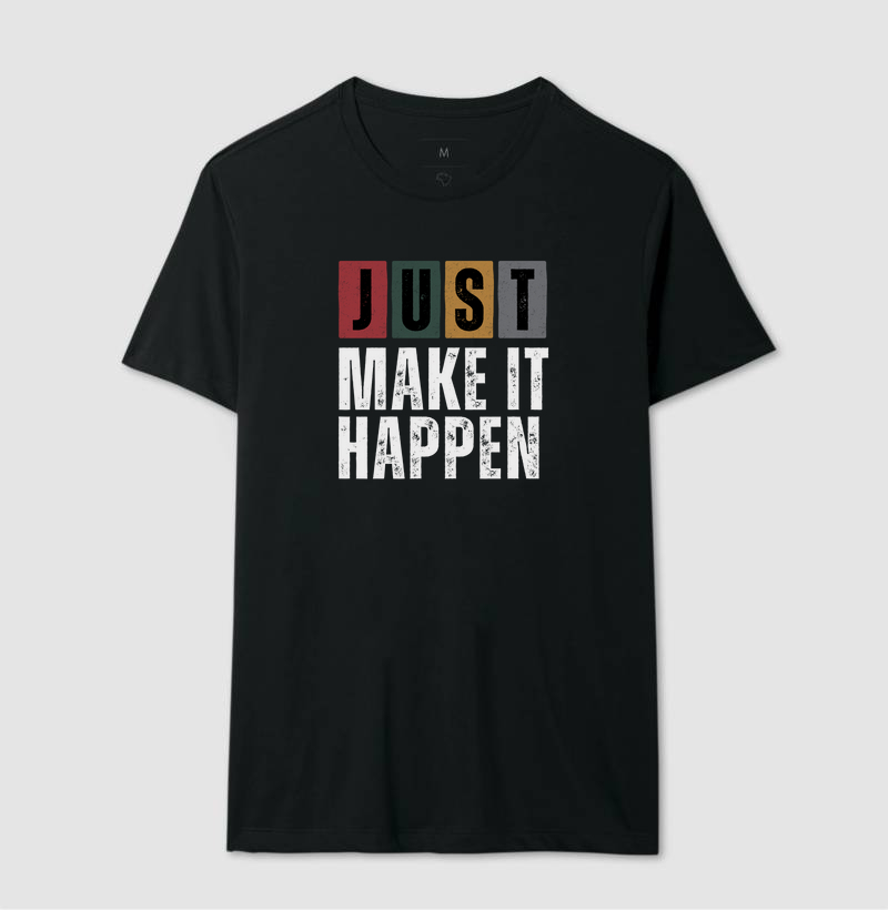 Camiseta JUST Make It Happen - Navy