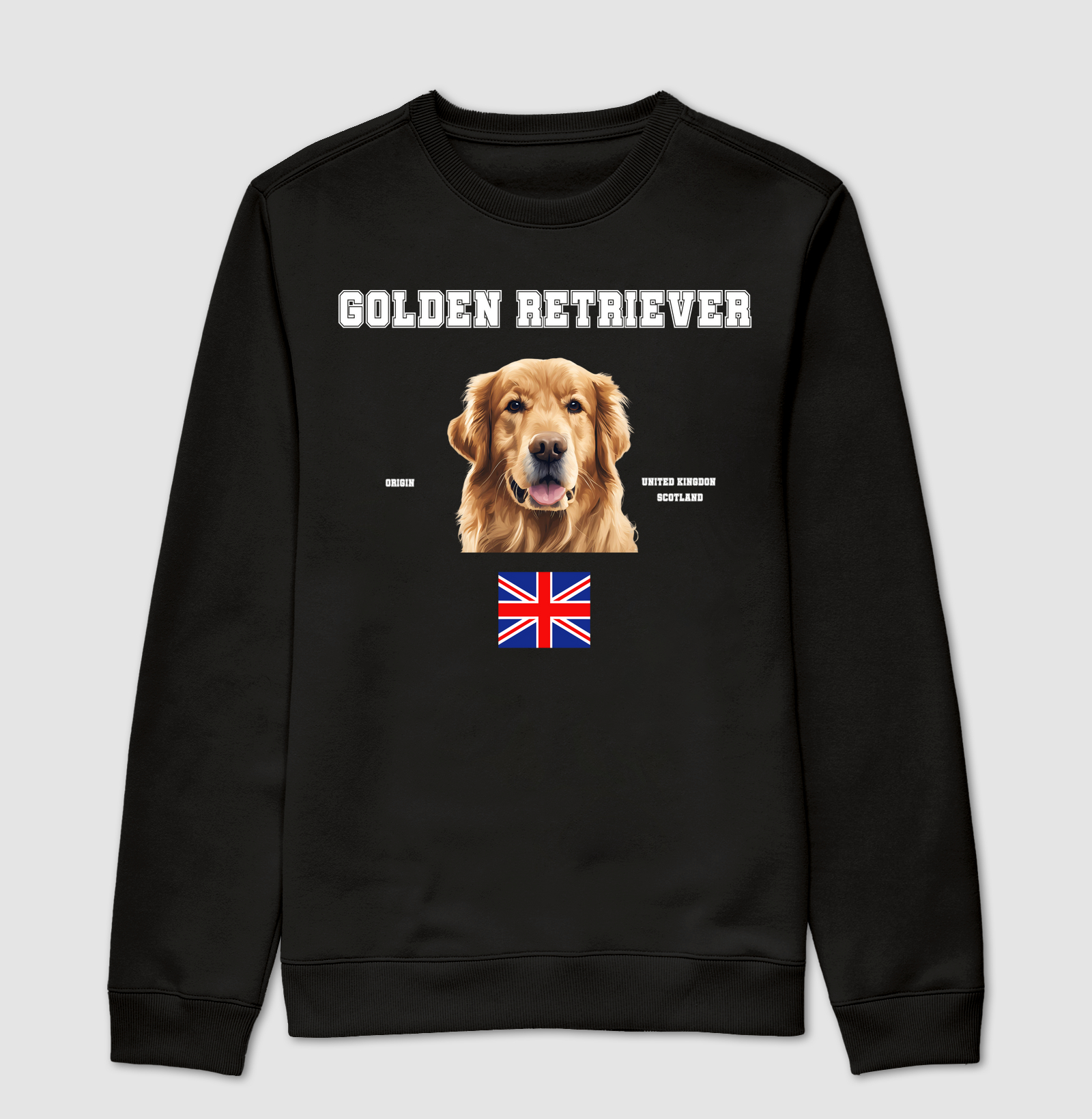 Golden Retriever - letras brancas