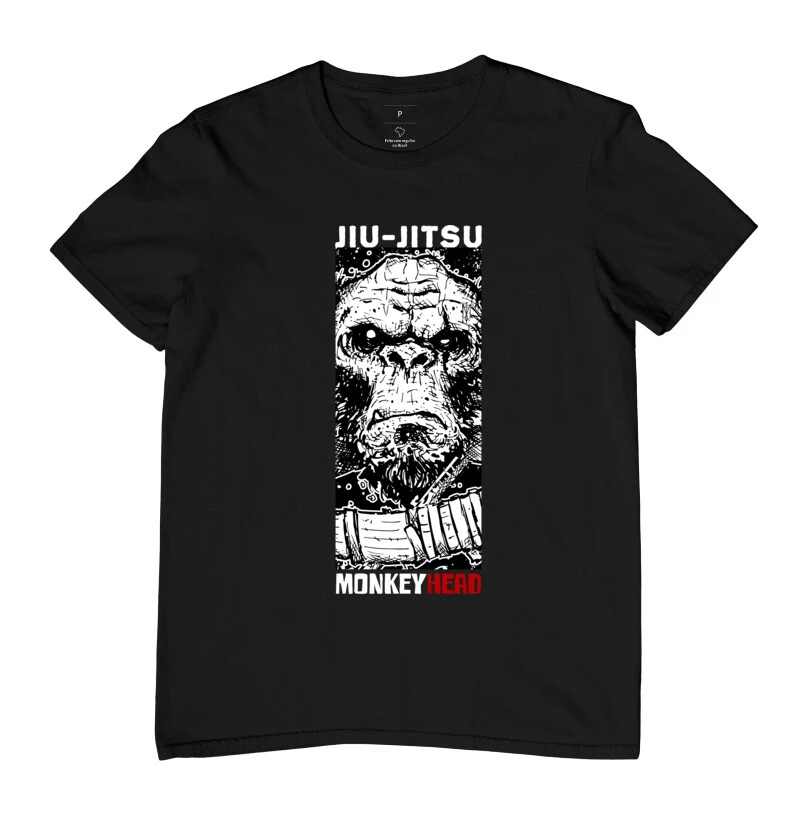 Camiseta MonkeyHead Jiu-Jitsu Old Scholl