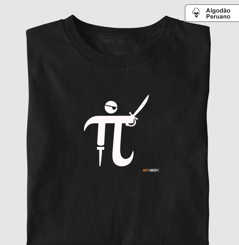 Camiseta Algodão Peruano Pi-rata
