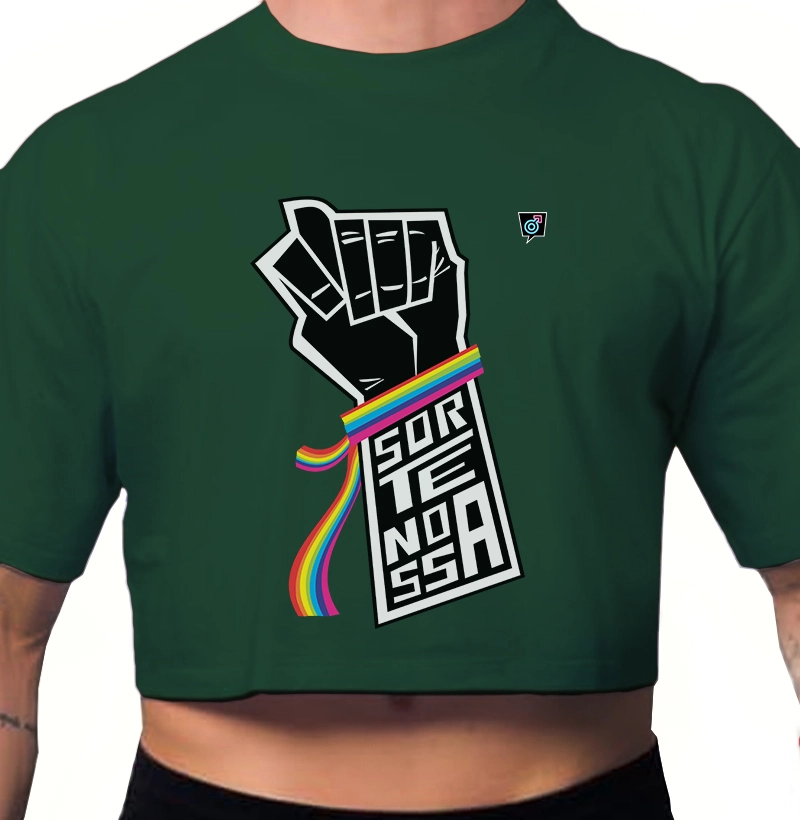 Camiseta Sorte Nossa Preta