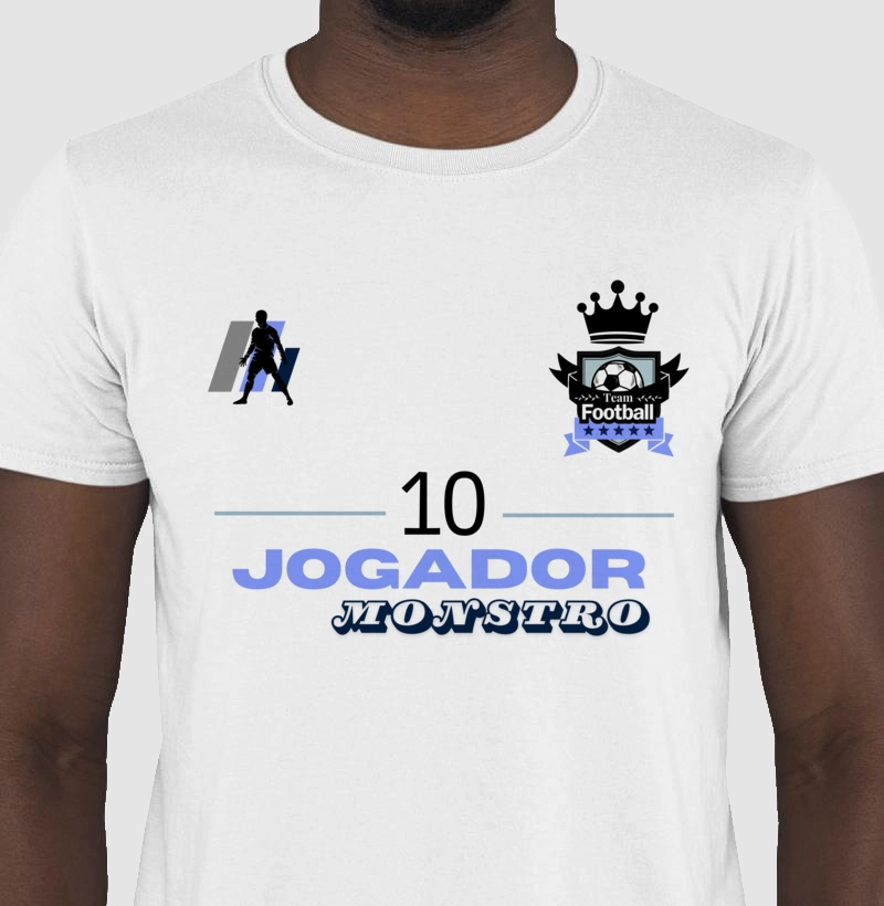 camiseta jogador monstro