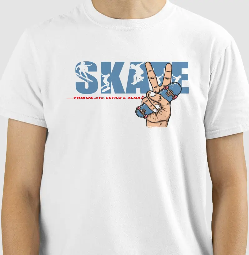 CAMISETA RESERVA.INK MASCULINA E FEMININA TRIBOS.etc ADVENTURE SKATE PAZ E AMOR
