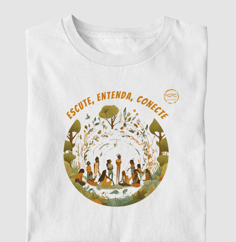 Camiseta KIRI - Escute, Entenda, Conecte