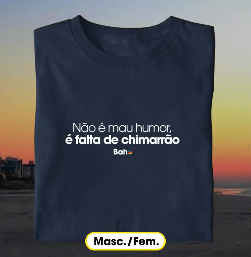Não é mau humor, é falta de chimarrão