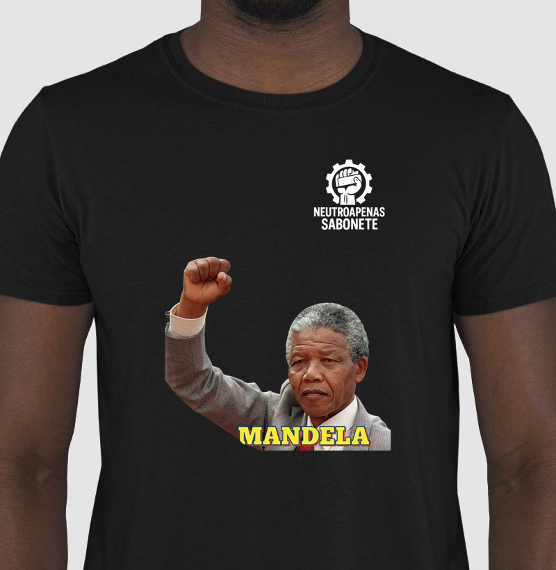Camiseta Mandela - Pop Art Política