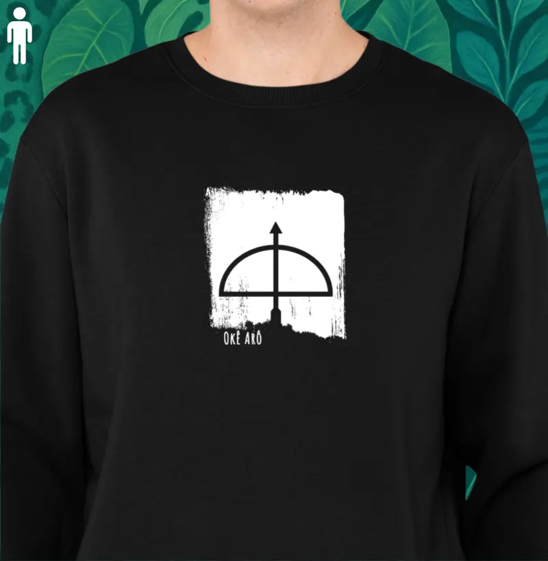 Assinado por Oxóssi, okê arô