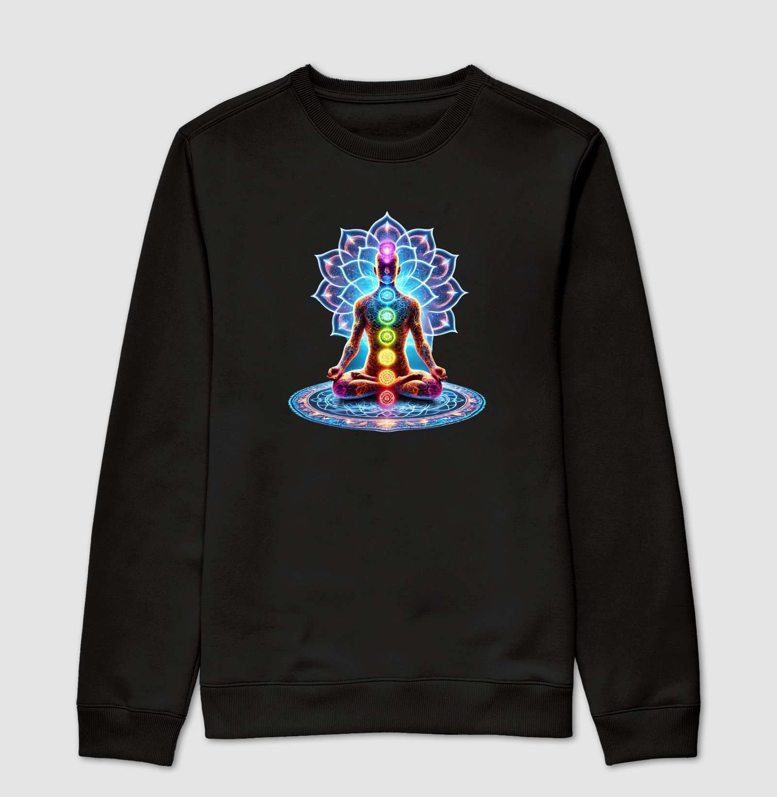 Sete Chakras e Flor de Lótus