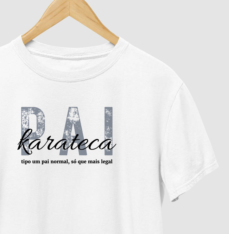 Pai karateca - tipo um pai normal, só que mais legal
