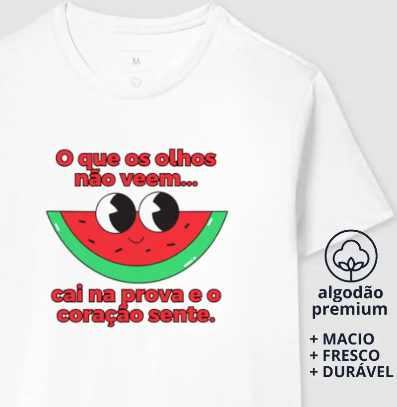 Camiseta O que os Olhos Não Vêem