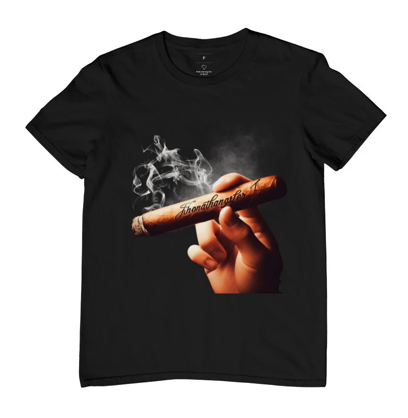 Camiseta Masculina Charuto Cubano 