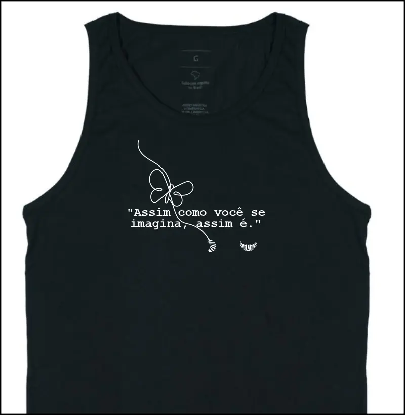 Regata Assim como você se imagina assim é