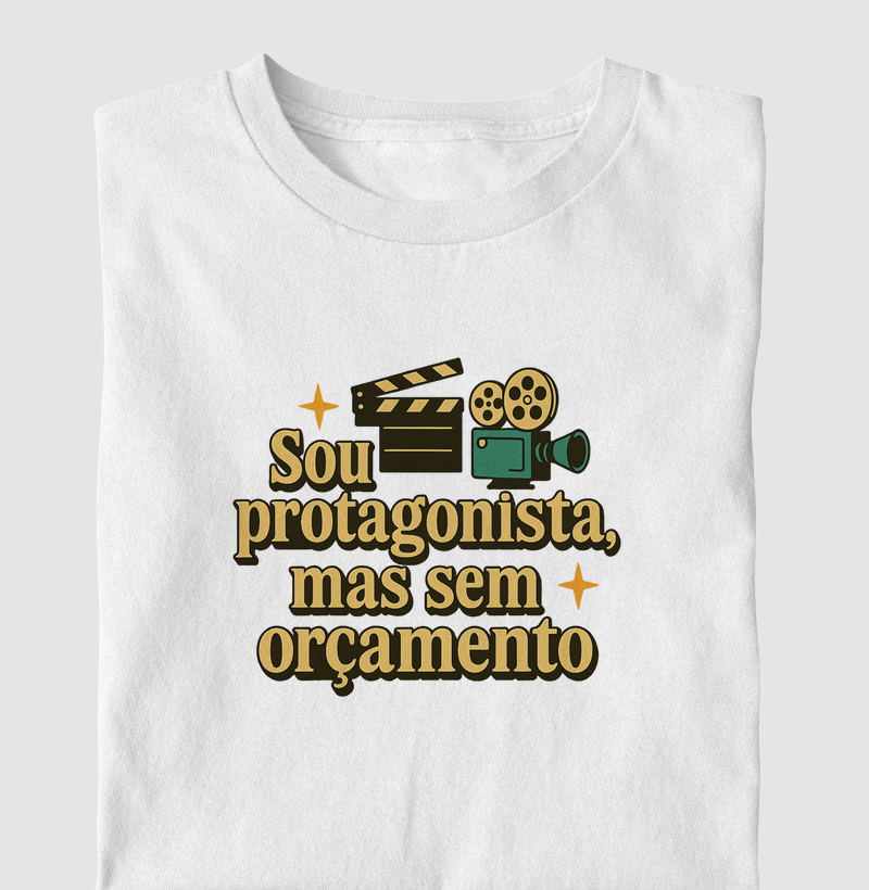 Sou protagonista, mas sem orçamento