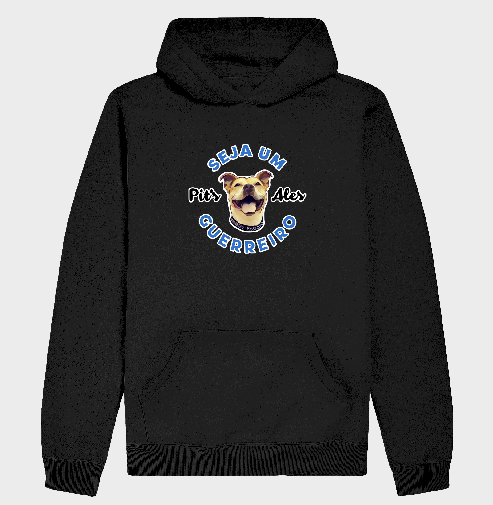 Moletom com Capuz Seja um Guerreiro