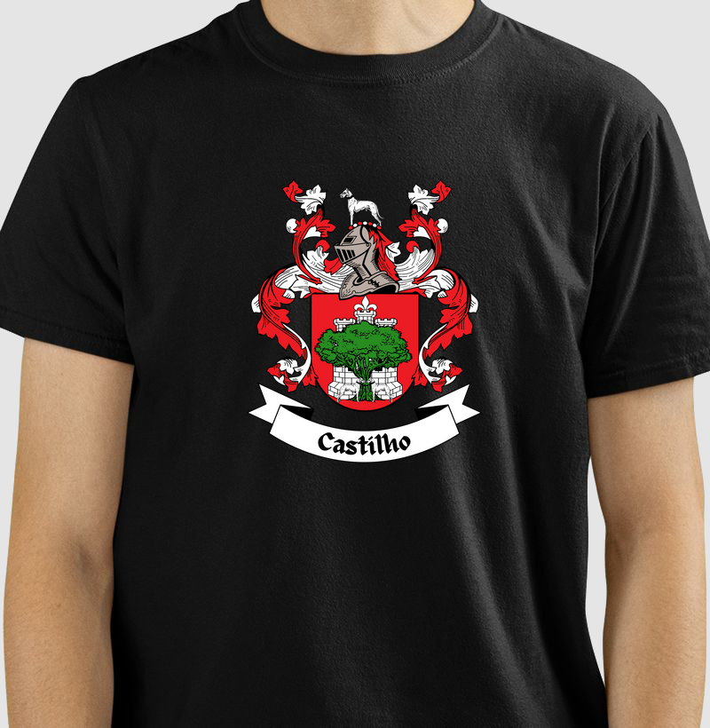 Brasão da Família Castilho com Nome