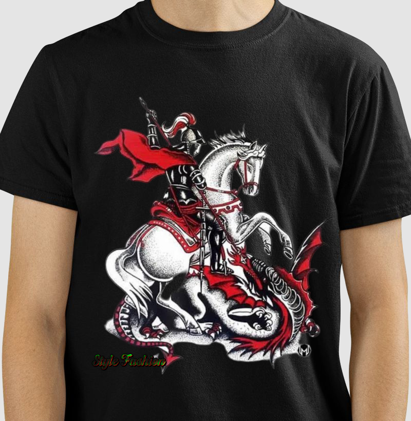 São Jorge o guerreiro de fé.
