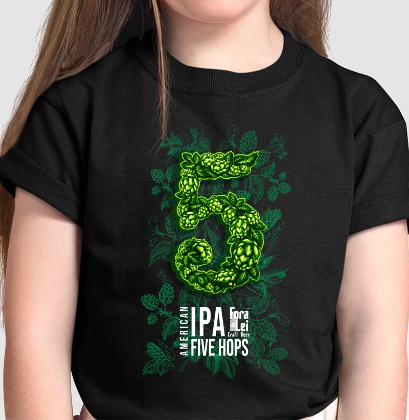 Camiseta Infantil Five Hops